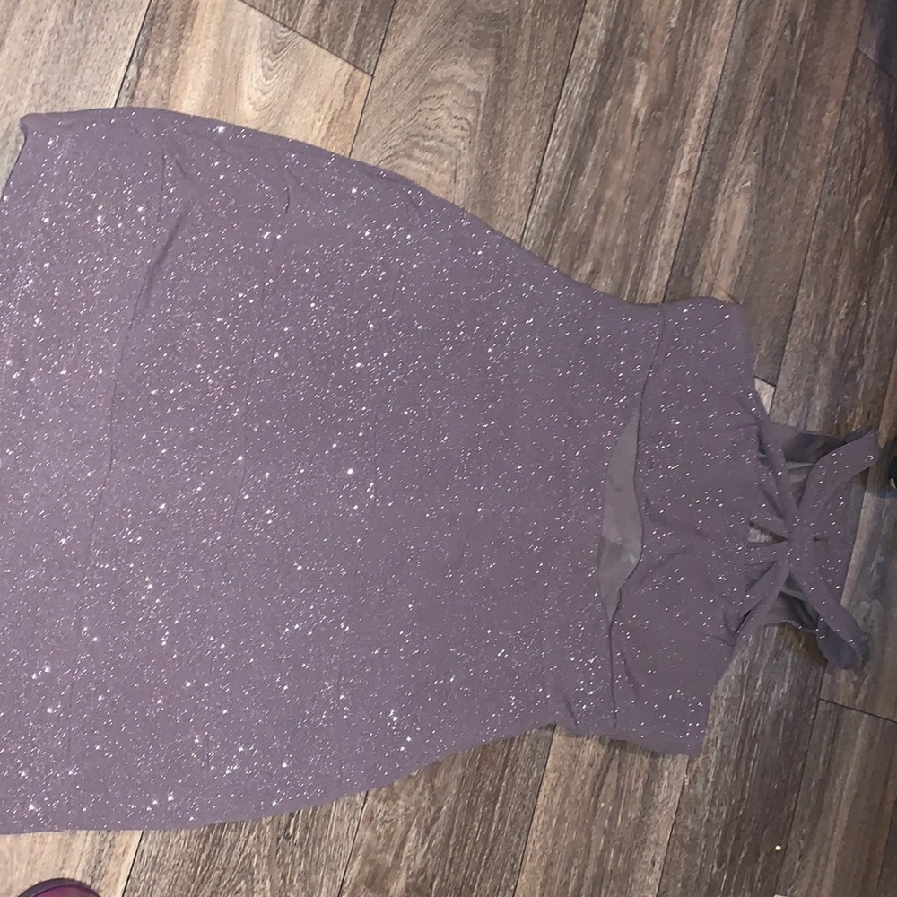 XL knee length sparkly dress